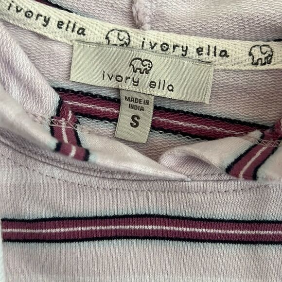 Ivory Ella Women’s Small cropped sweatshirt CUTE hoodie - Picture 3 of 7